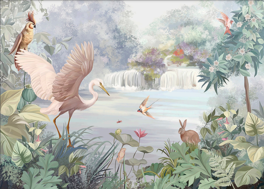 parato animali foresta