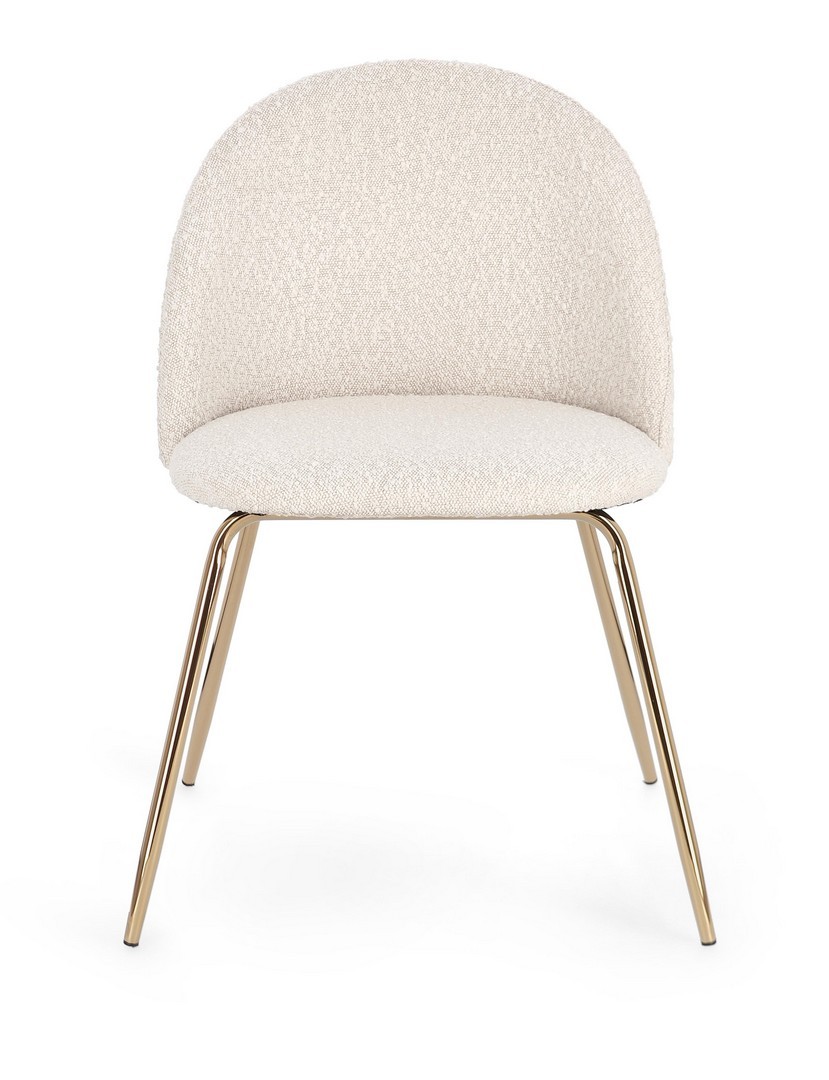 Sedia mio boucle avorio/oro - immagine 6