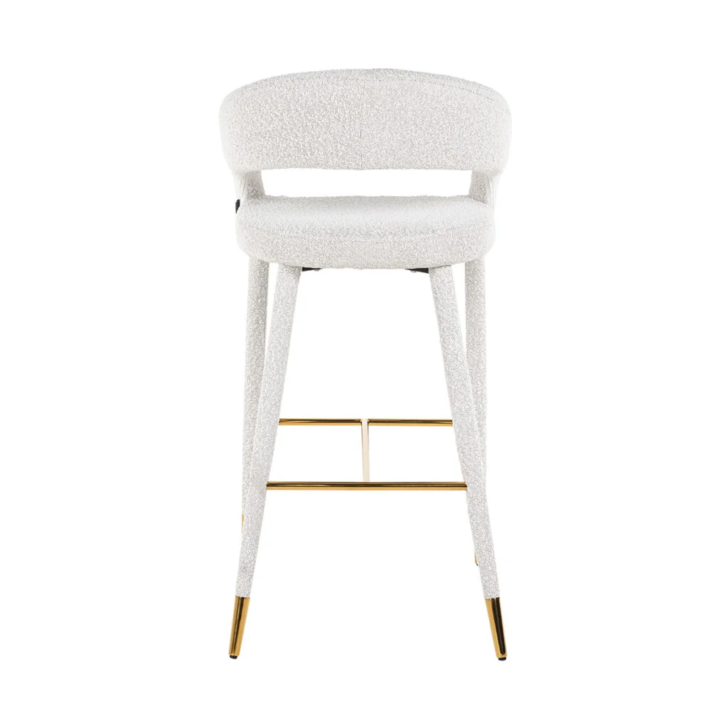 Sgabello Giada Bouclé White - immagine 3