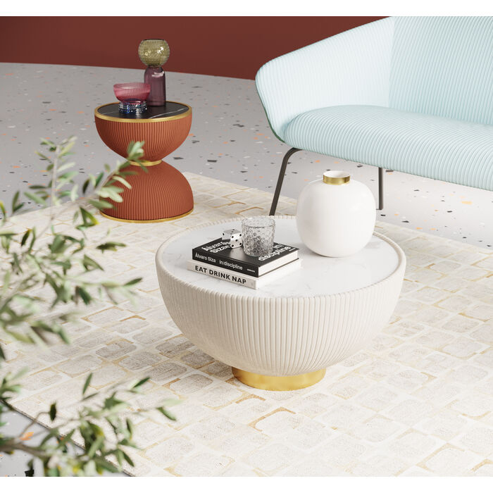 Tavolino infinity bianco Ø71cm