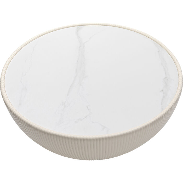 Tavolino infinity bianco Ø71cm - immagine 4