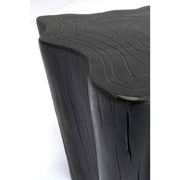 Tavolino tronco nero 119x68cm - immagine 6
