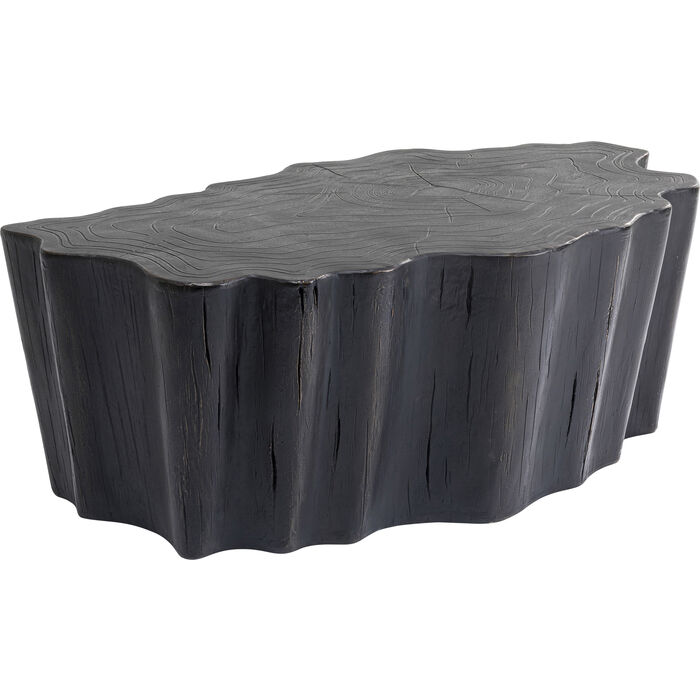 Tavolino tronco nero 119x68cm - immagine 5