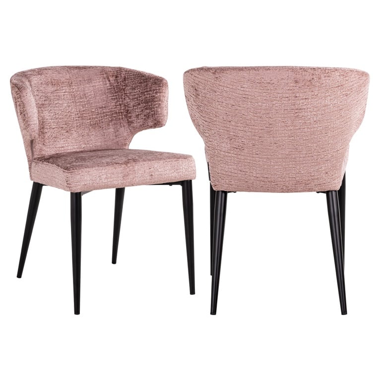 Sedia tessuto ignifugo rosa pallido - immagine 7