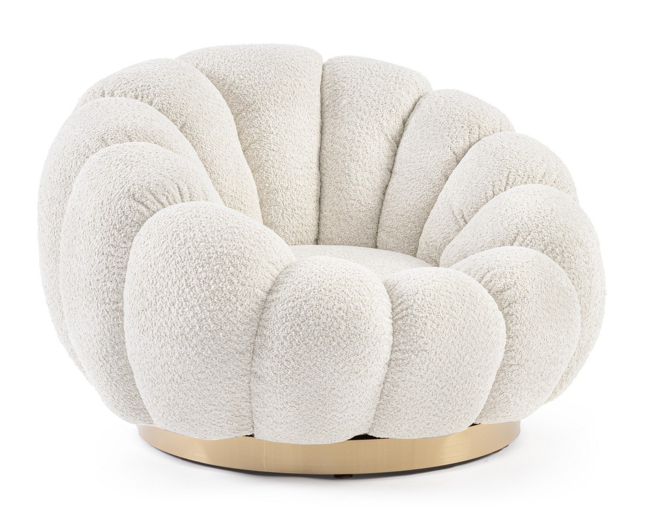 Poltrona Girevole fiore natural