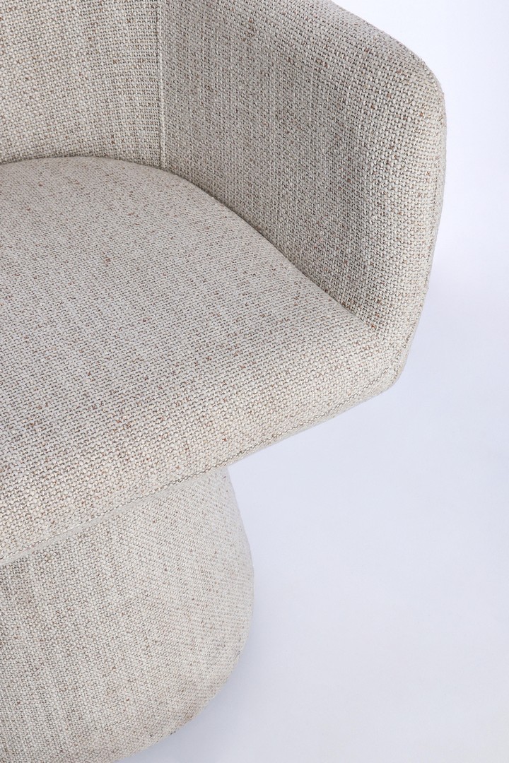 Poltrona Girevole Loft ghiaccio - immagine 3