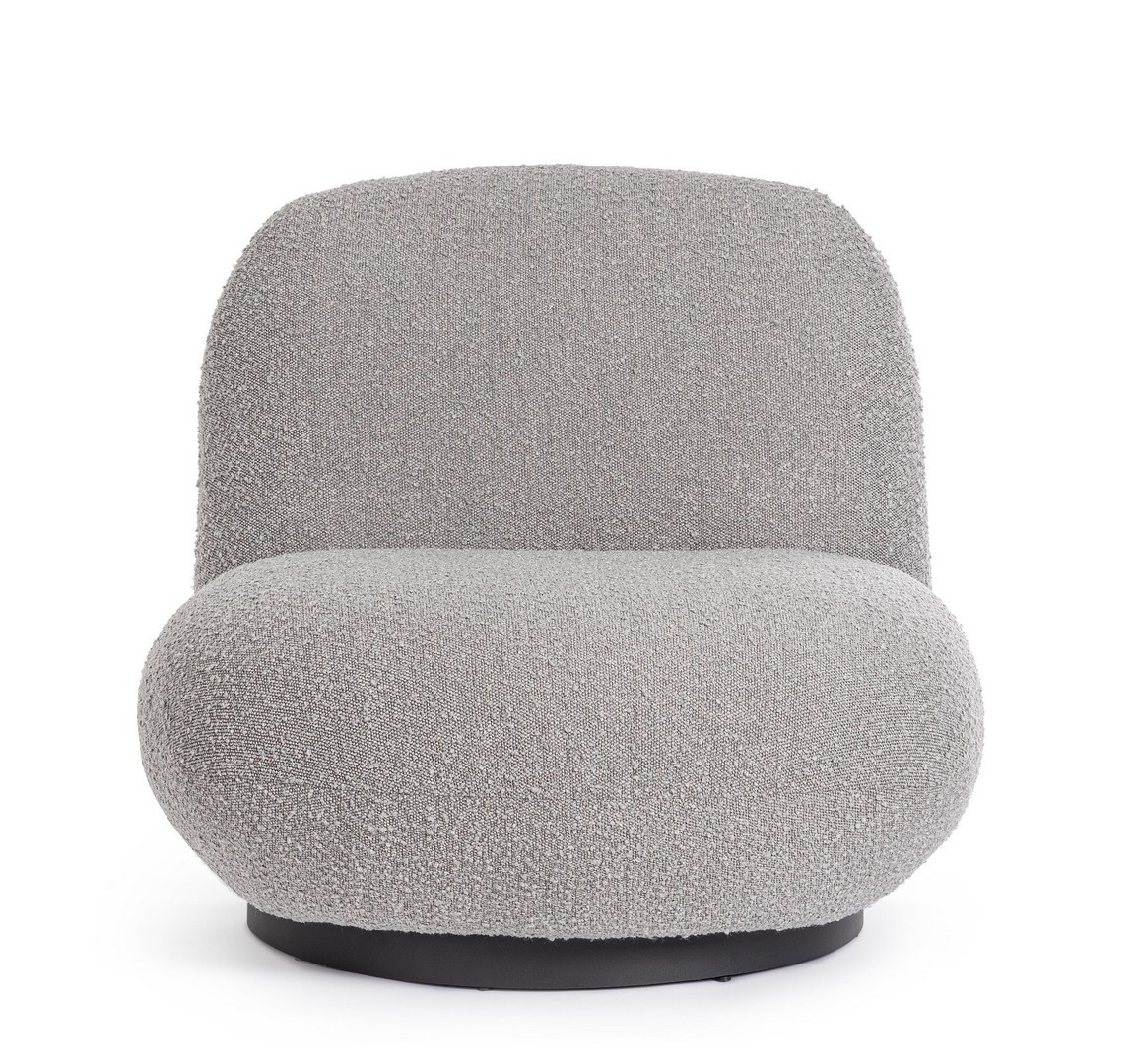 Poltrona girevole Marge grigio - immagine 5