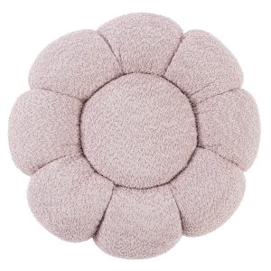 Pouf fiore rosa antico