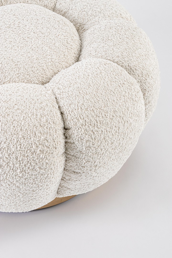 Pouf fiore natural - immagine 3
