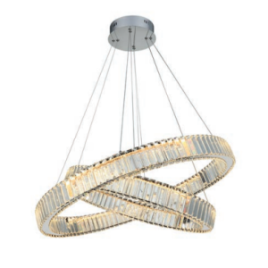Sospensione Spark silver ⌀80/60cm regolabile
