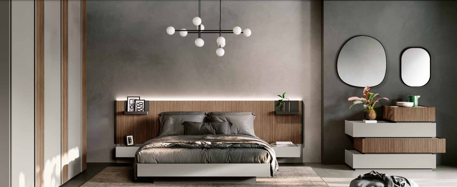 Camera da letto componibile e personalizzabile Industrial