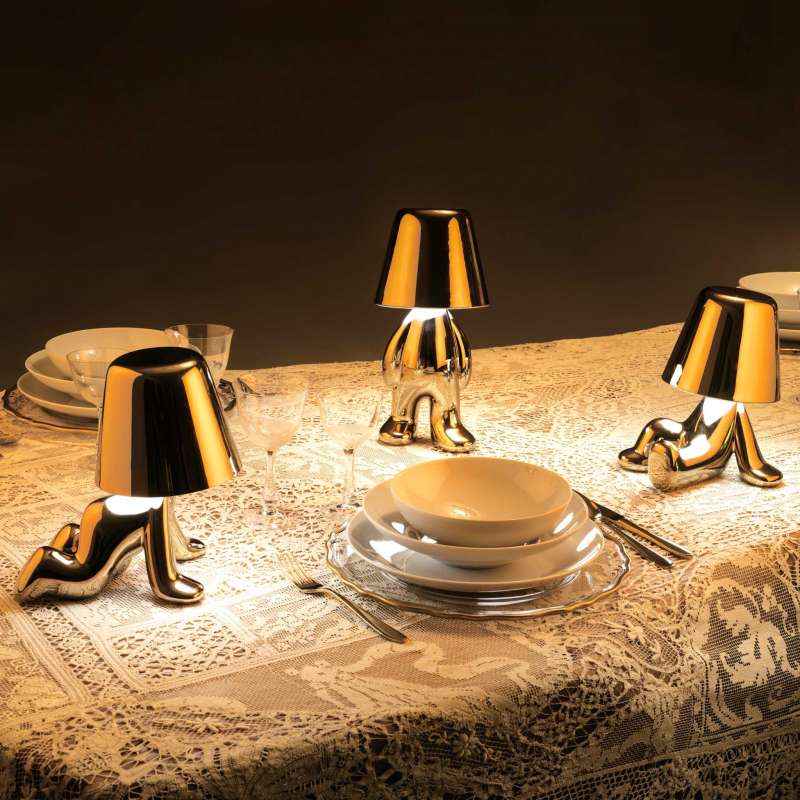 Lampada Fratellini Oro - immagine 3