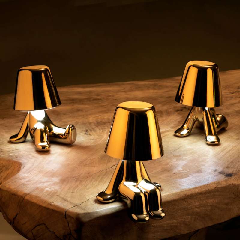 Lampada Fratellini Oro - immagine 4