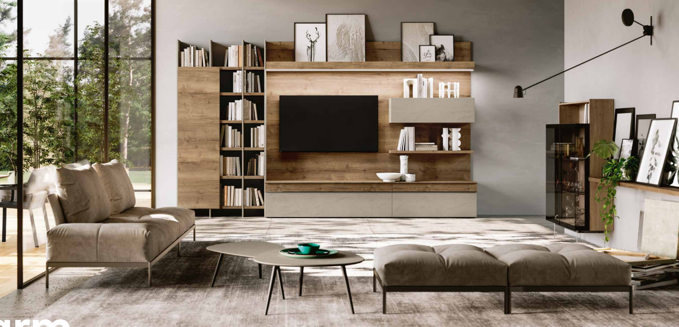 Living componibile e personalizzabile Warm