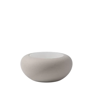 Tavolino basso Nami grigio tortora