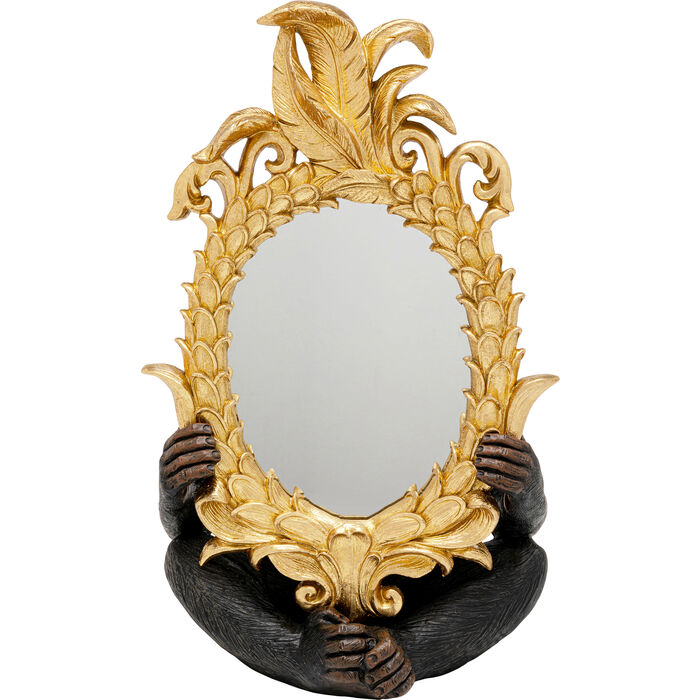 Specchio da tavolo scimmia 22x36cm - immagine 6