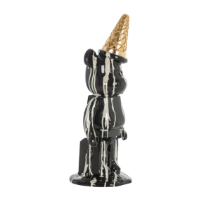 Statuina Ice-Orso Nero 15x15xh40cm