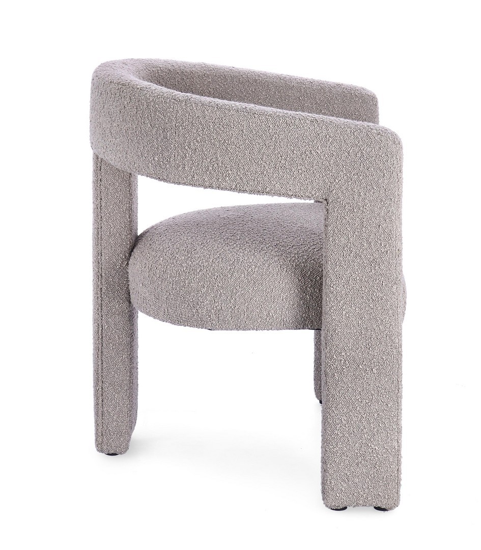sedia teddy glamour grigio - immagine 6