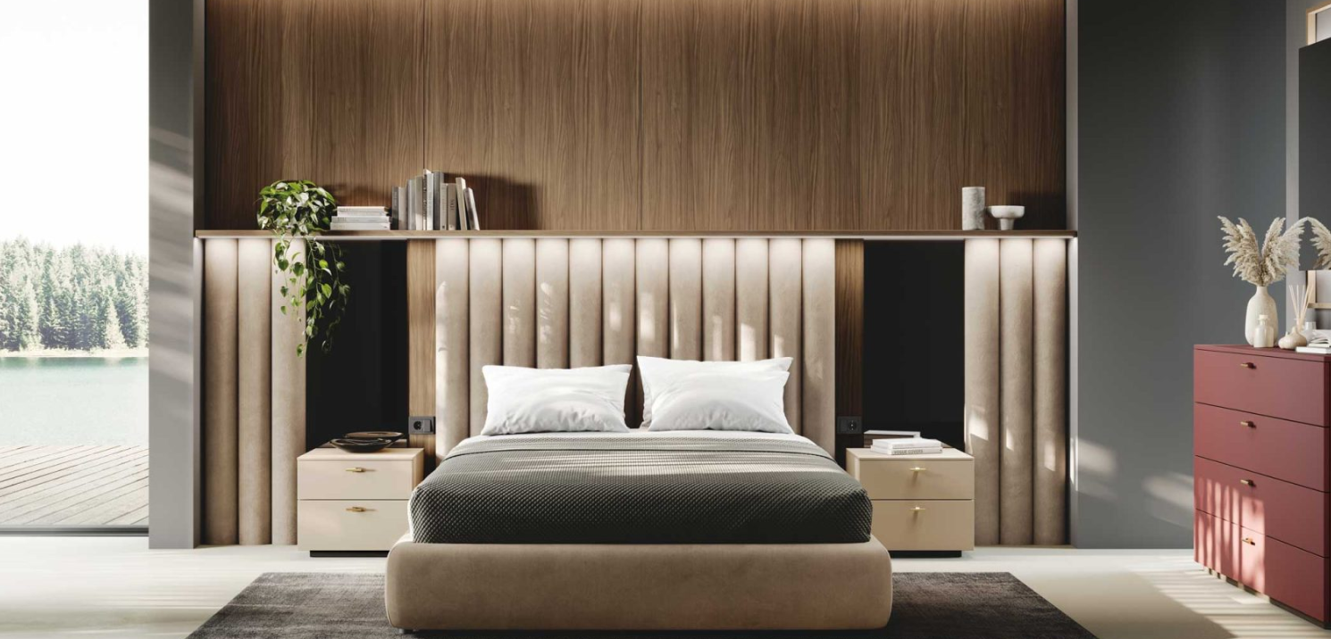 Letto Arab con specchi