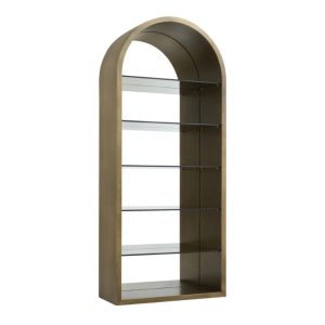 Vetrina Ribowic Oro spazzolato 210x90