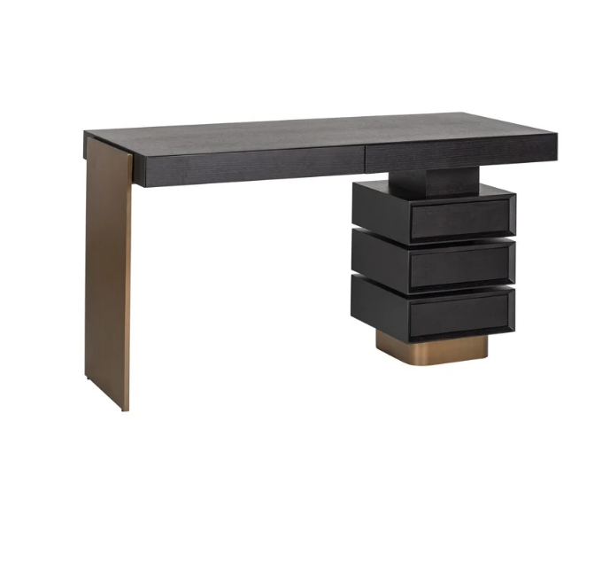 Consolle Connaro Nera/Oro