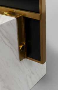 Specchio da terra oro - immagine 5