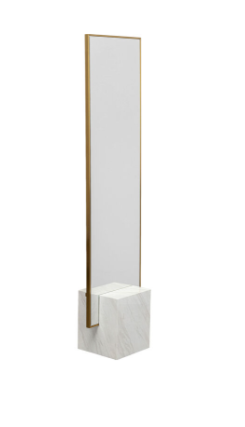 Specchio da terra oro