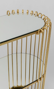 consolle oro lucido 81 cm - immagine 4
