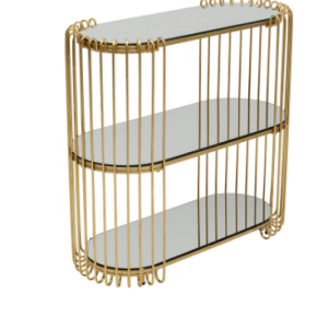 consolle oro lucido 81 cm