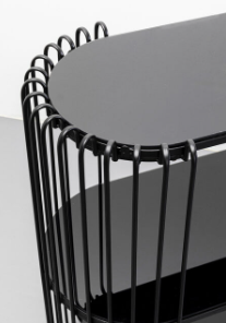 consolle nera 81 cm - immagine 3
