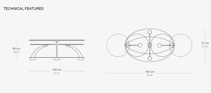 Tavolino COCOON OVAL - immagine 5