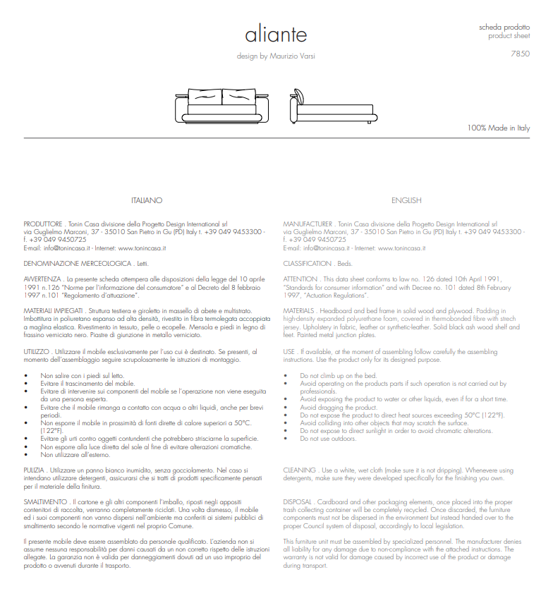 Letto ALICANTE - immagine 5