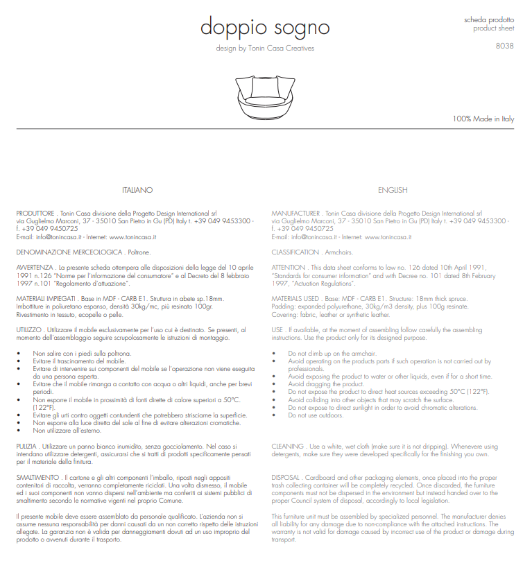 Poltrona DOPPIO SOGNO - immagine 5