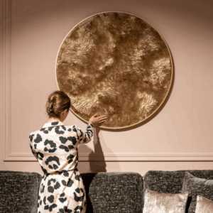 WALL ART BLOOM GOLD